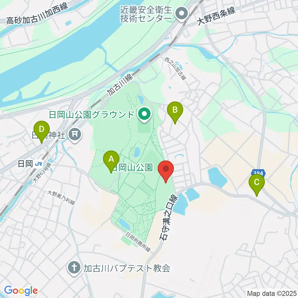 117いいなスポーツアリーナ周辺のカフェ一覧地図