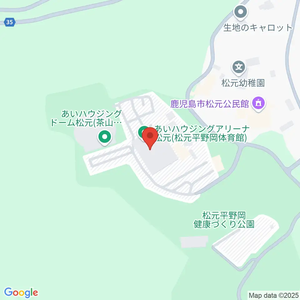 あいハウジングアリーナ松元周辺のカフェ一覧地図