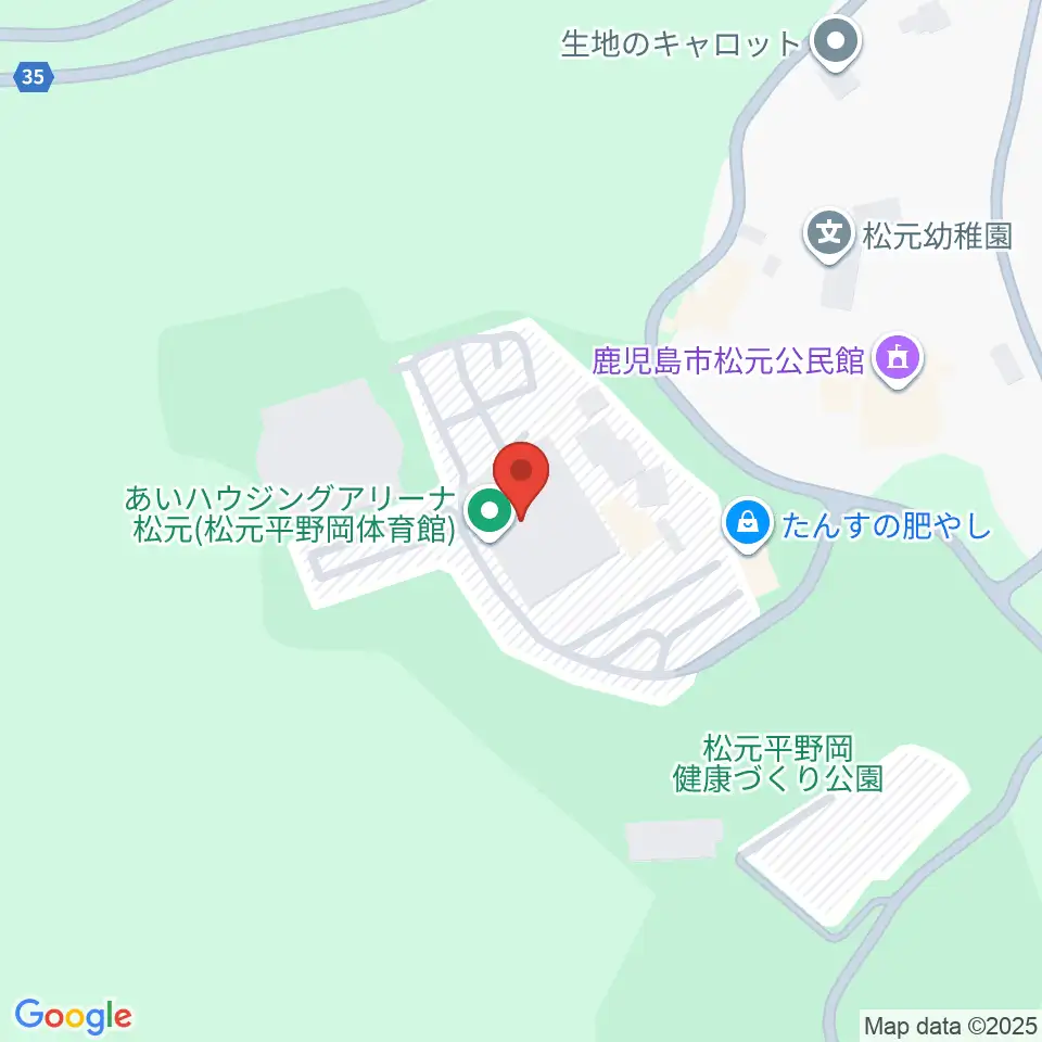 あいハウジングアリーナ松元周辺のカフェ一覧地図