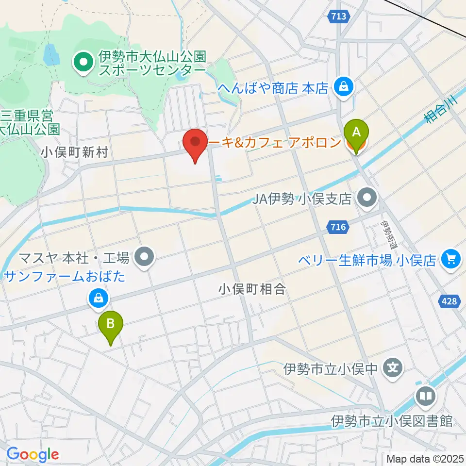三重電子スマイルアリーナ小俣周辺のカフェ一覧地図