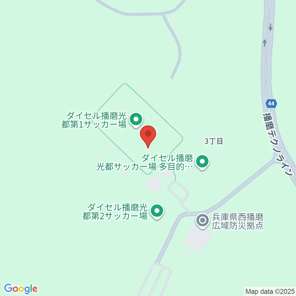 ダイセル播磨光都サッカー場周辺のカフェ一覧地図