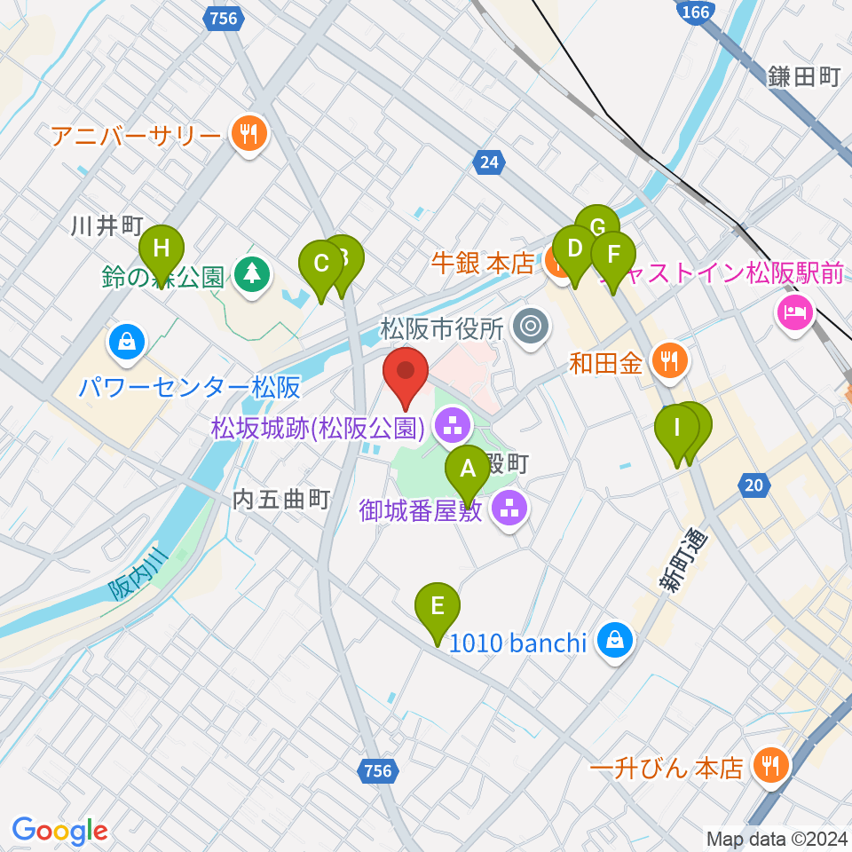 竹輝銅庵モーモースタジアム周辺のカフェ一覧地図