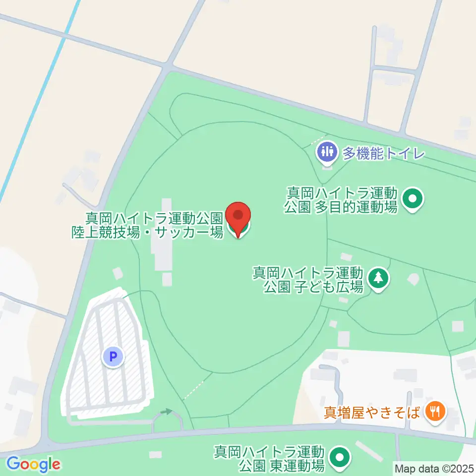 真岡ハイトラ運動公園陸上競技場周辺のカフェ一覧地図