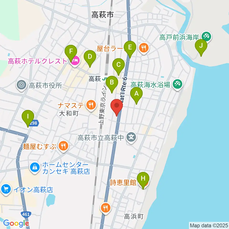 Voodoo Studio周辺のカフェ一覧地図