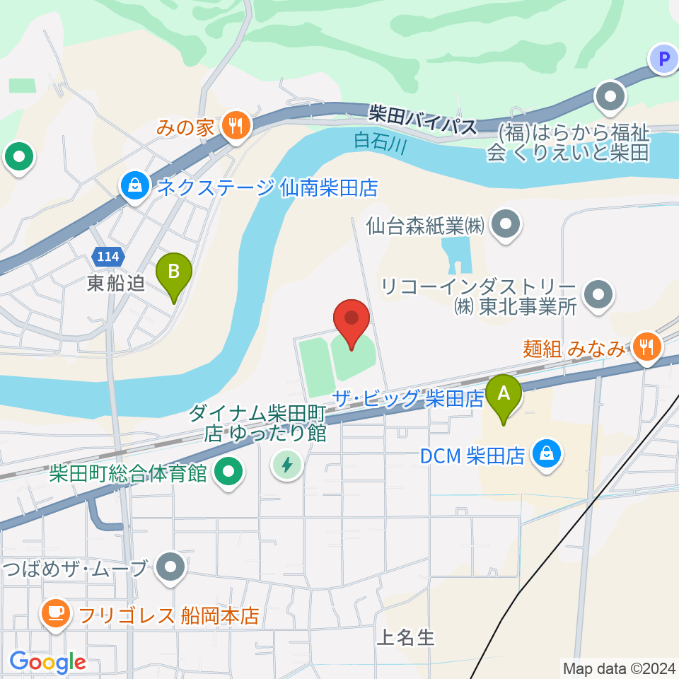 アステムチャレンジスタジアム周辺のカフェ一覧地図