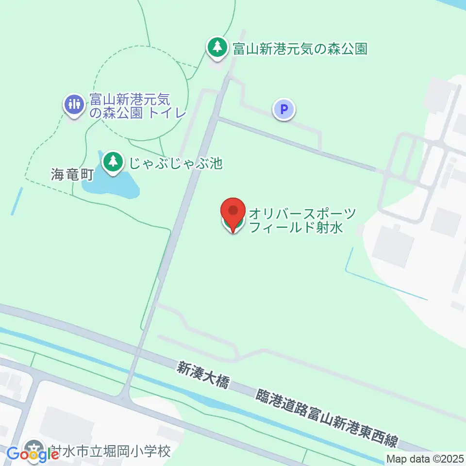 オリバースポーツフィールド射水周辺のカフェ一覧地図
