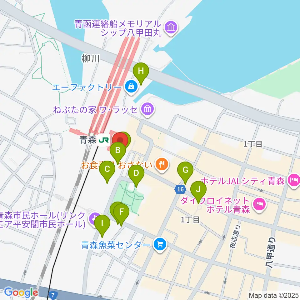 協同組合タッケン美術展示館周辺のカフェ一覧地図