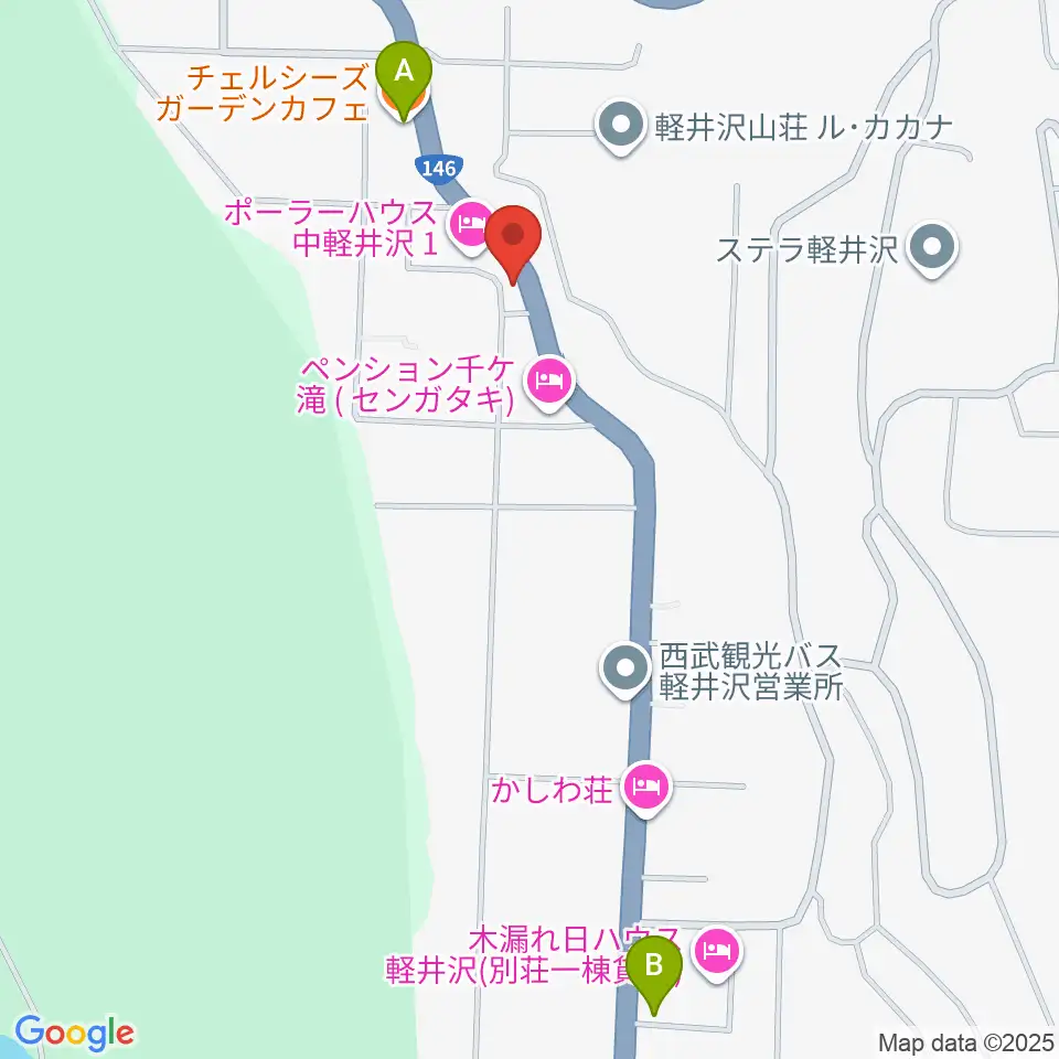 CREATIVE COMPLEX STUDIO周辺のカフェ一覧地図