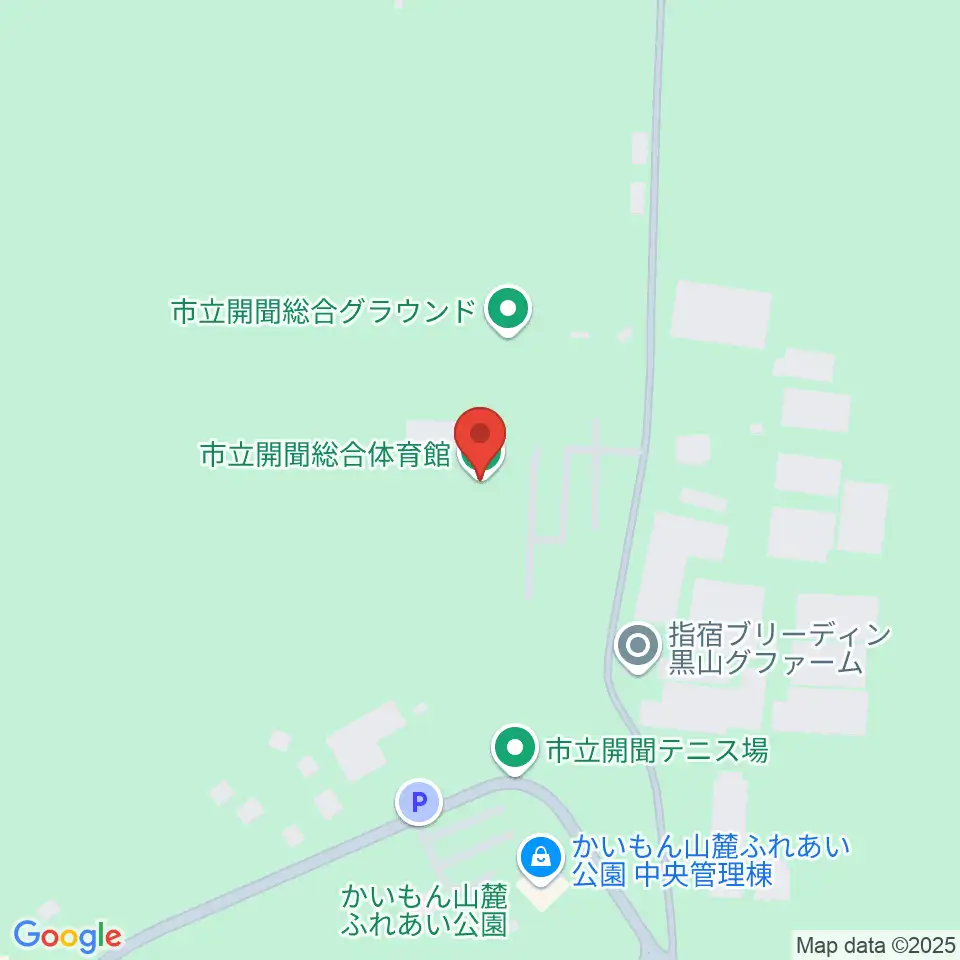 開聞総合体育館周辺のカフェ一覧地図