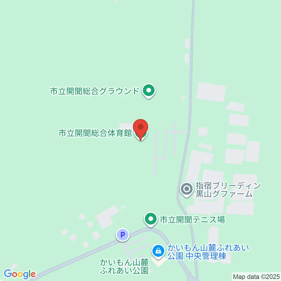 開聞総合体育館周辺のカフェ一覧地図
