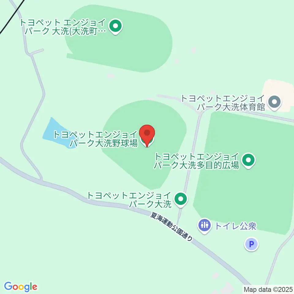 トヨペットエンジョイパーク大洗野球場周辺のカフェ一覧地図