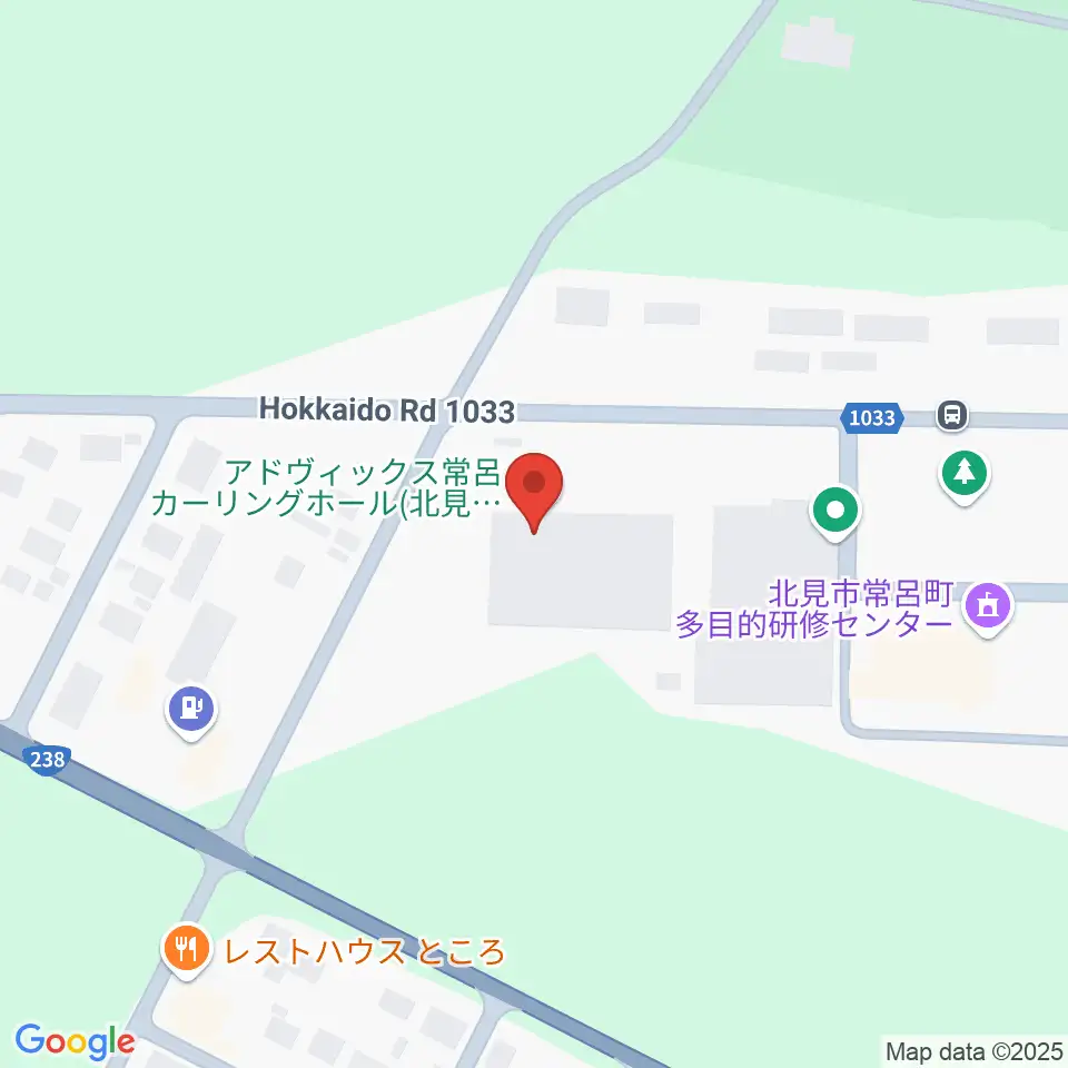 アドヴィックス常呂カーリングホール周辺のカフェ一覧地図