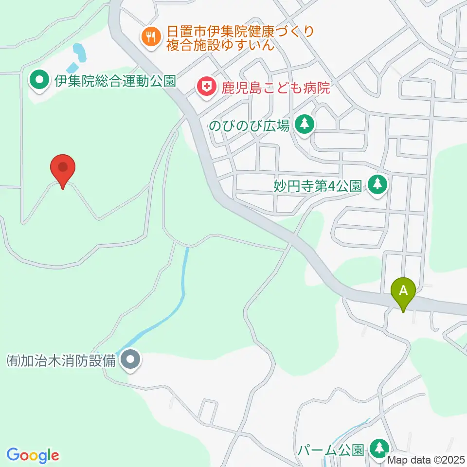 YOSHIKOUスタジアム伊集院周辺のカフェ一覧地図