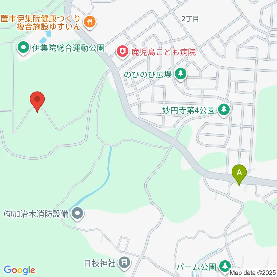 YOSHIKOUスタジアム伊集院周辺のカフェ一覧地図