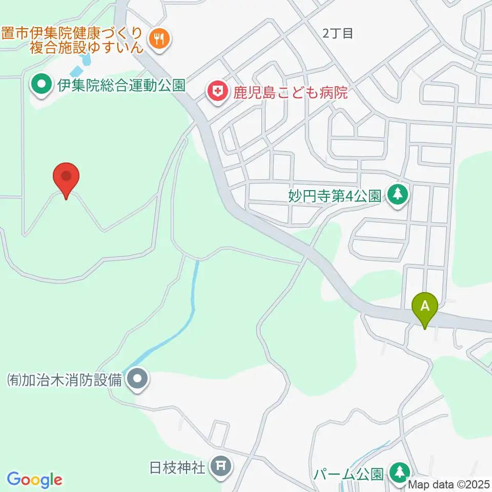 YOSHIKOUスタジアム伊集院周辺のカフェ一覧地図