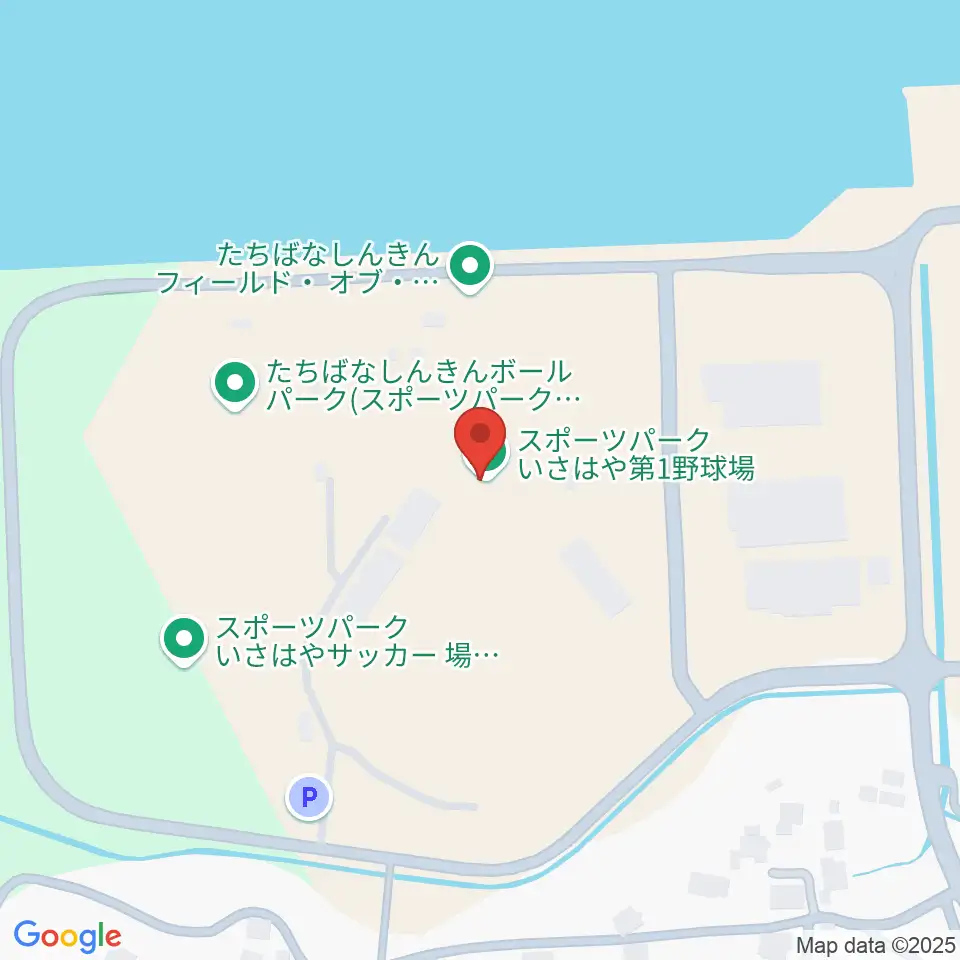 たちばなしんきんフィールド・オブ・ドリームス周辺のカフェ一覧地図