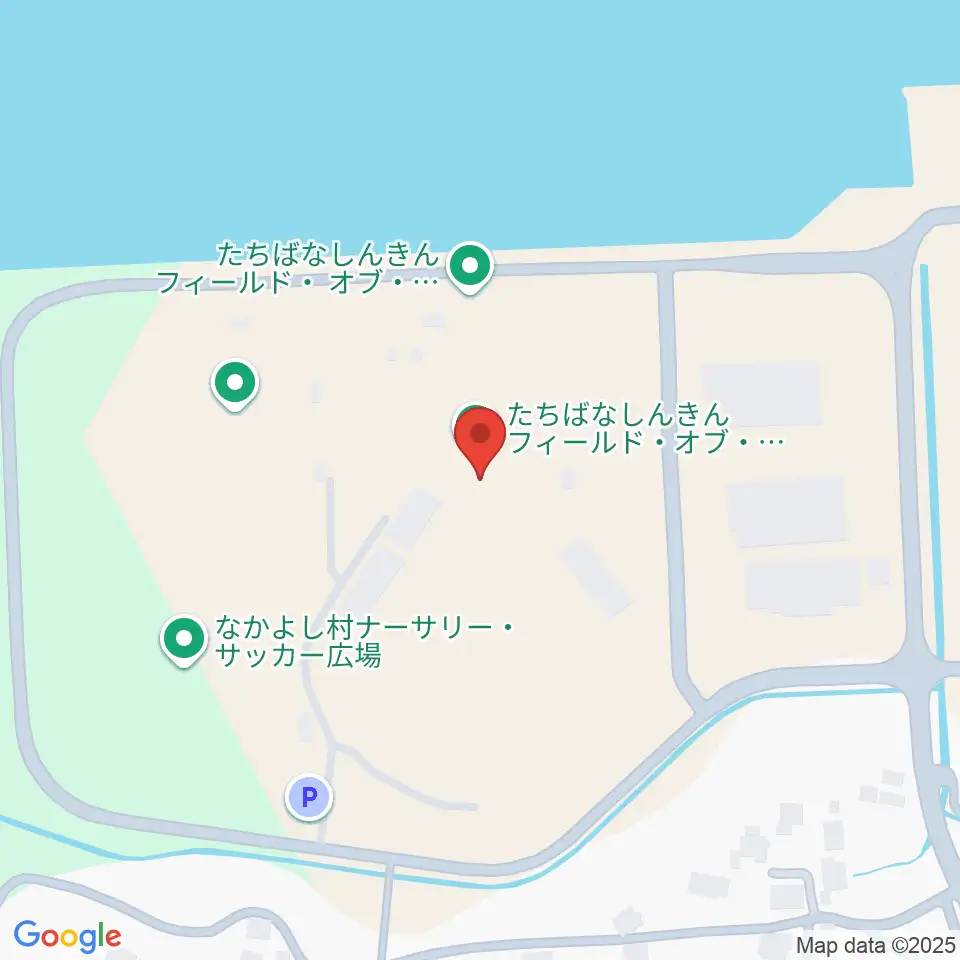 たちばなしんきんフィールド・オブ・ドリームス周辺のカフェ一覧地図