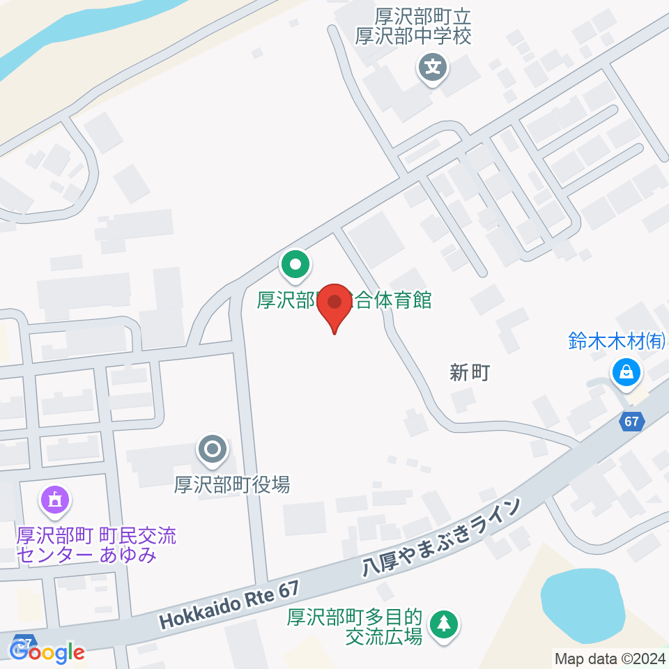 厚沢部町郷土資料館周辺のカフェ一覧地図