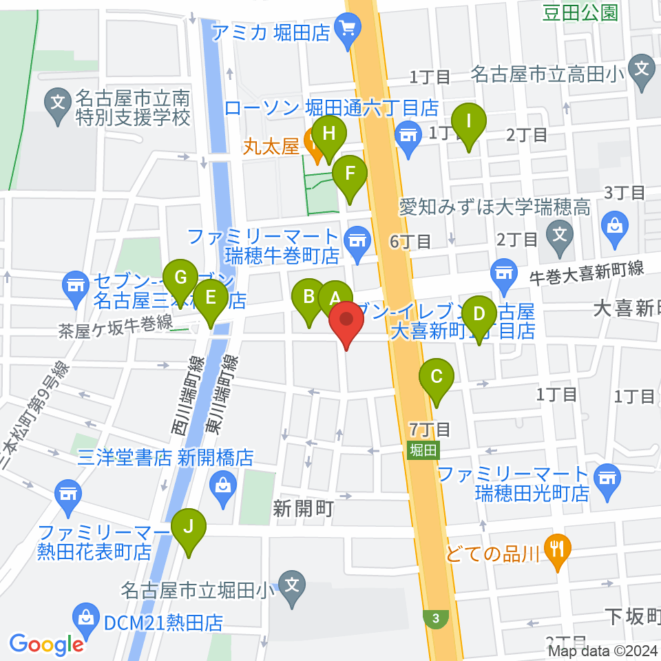 株式会社フルハウス周辺のカフェ一覧地図