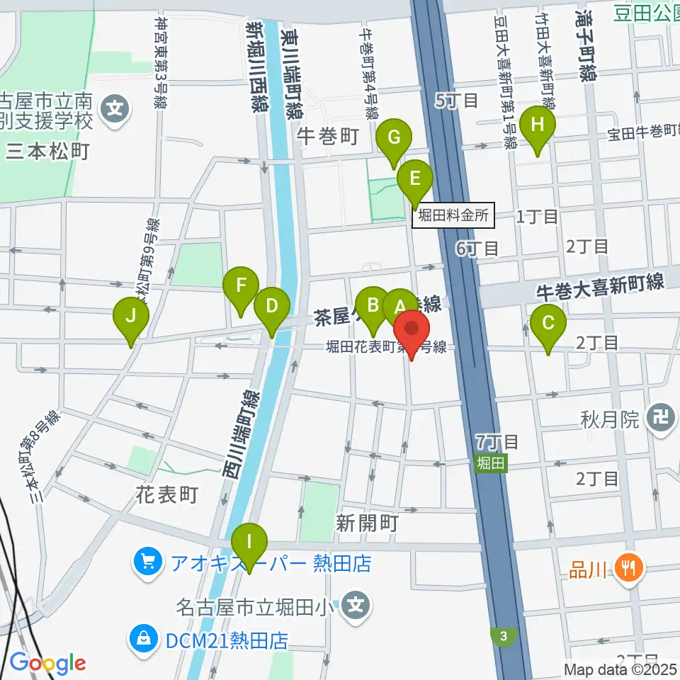 株式会社フルハウス周辺のカフェ一覧地図