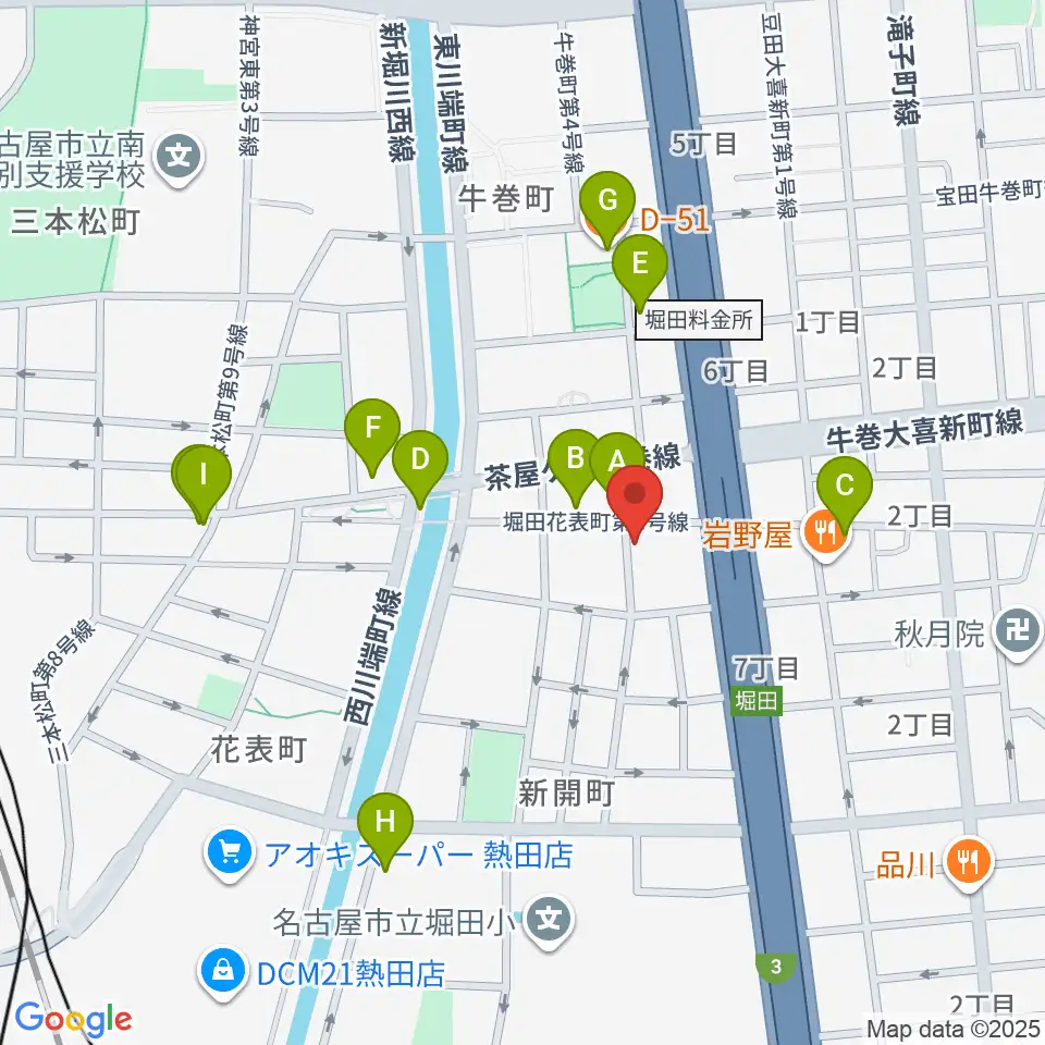 株式会社フルハウス周辺のカフェ一覧地図