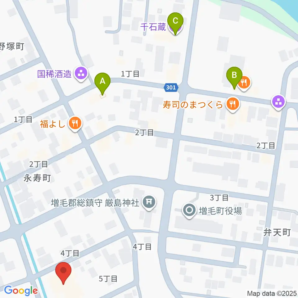 増毛町総合交流促進施設 元陣屋周辺のカフェ一覧地図