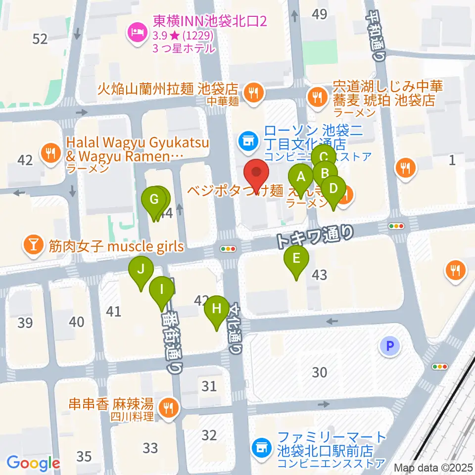 Vivo Sound Studio周辺のカフェ一覧地図