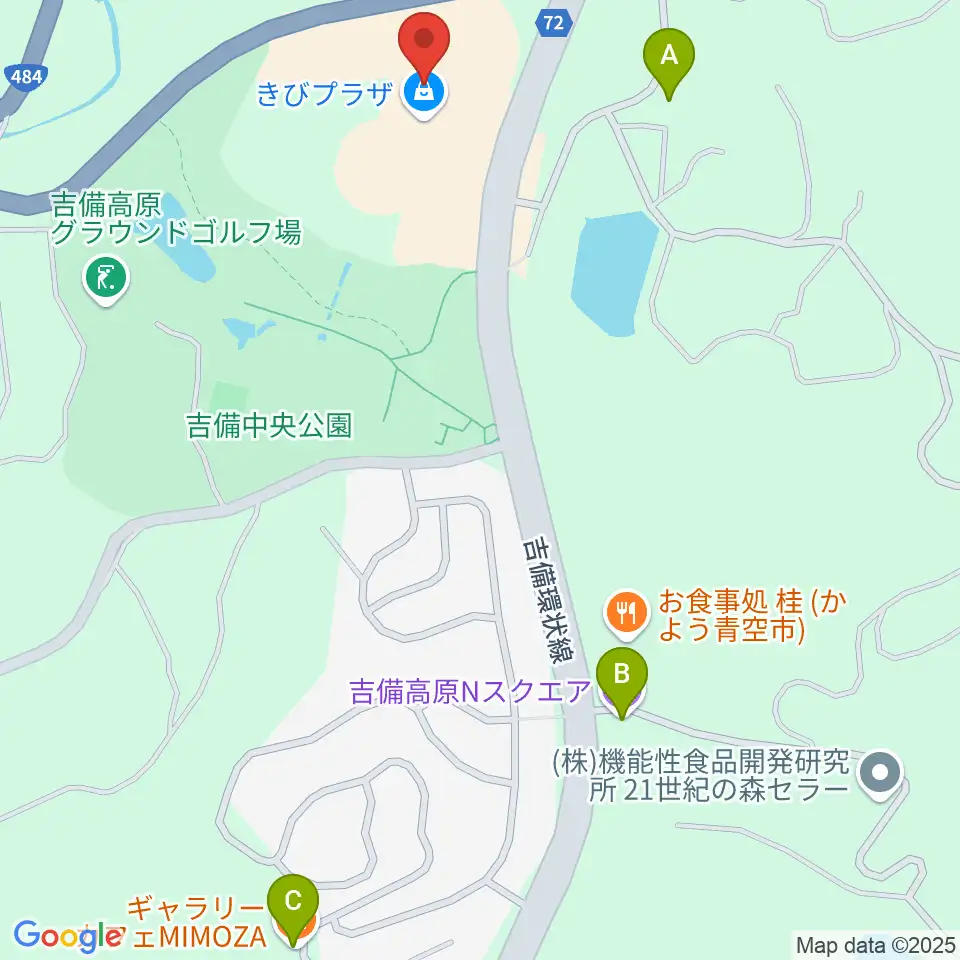 岡崎嘉平太記念館周辺のカフェ一覧地図