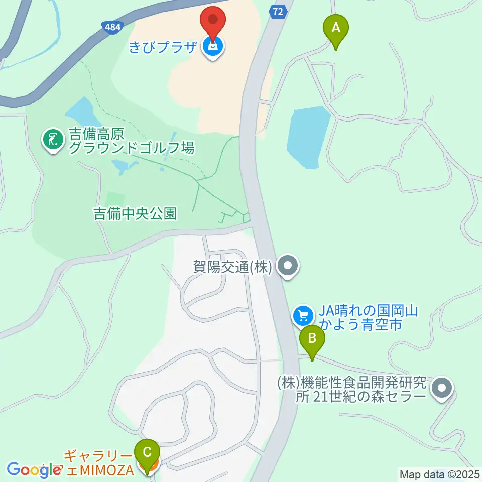 岡崎嘉平太記念館周辺のカフェ一覧地図