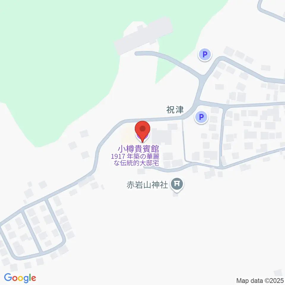 旧青山別邸・小樽貴賓館周辺のカフェ一覧地図