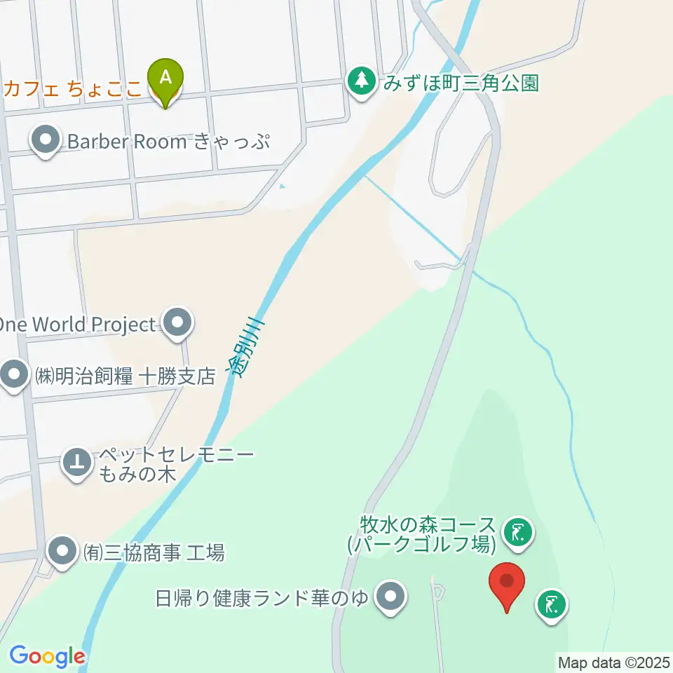 幕別町ふるさと館周辺のカフェ一覧地図