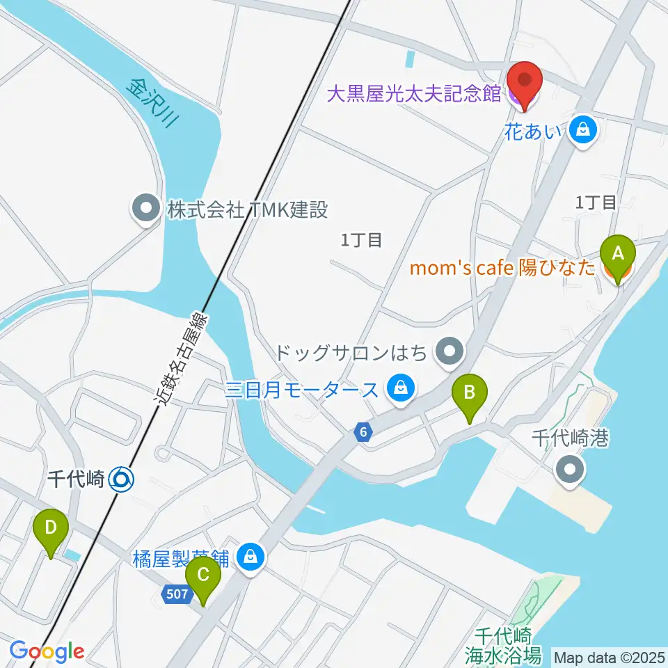大黒屋光太夫記念館周辺のカフェ一覧地図