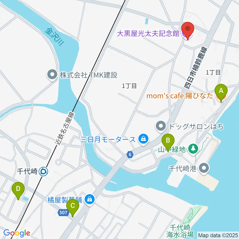 大黒屋光太夫記念館周辺のカフェ一覧地図