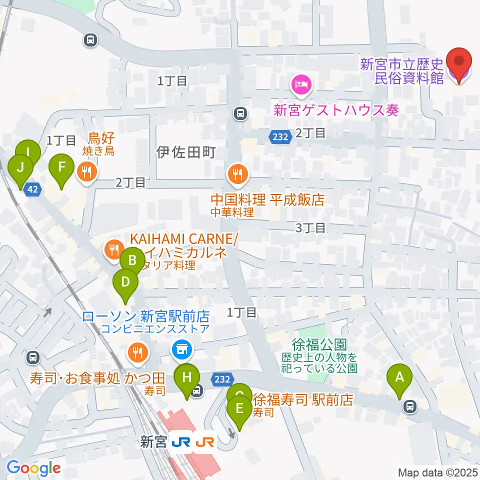 新宮市立歴史民俗資料館周辺のカフェ一覧地図