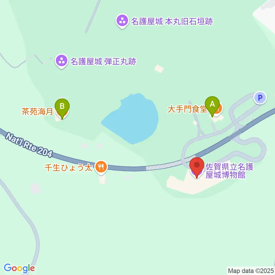 佐賀県立名護屋城博物館周辺のカフェ一覧地図