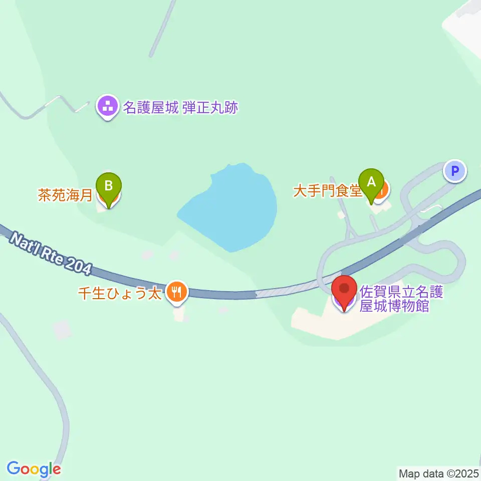 佐賀県立名護屋城博物館周辺のカフェ一覧地図