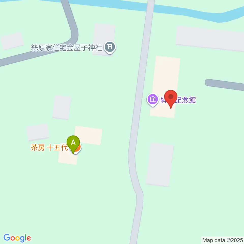 絲原記念館周辺のカフェ一覧地図