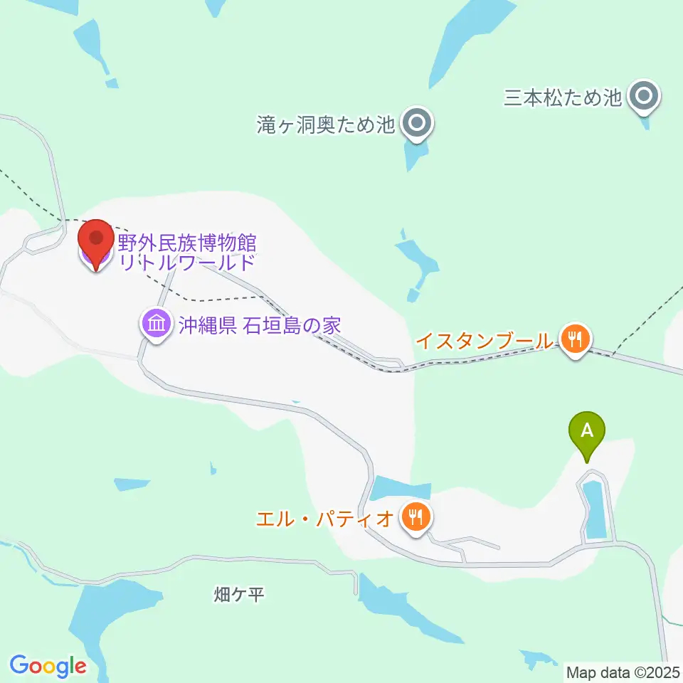 野外民族博物館リトルワールド周辺のカフェ一覧地図