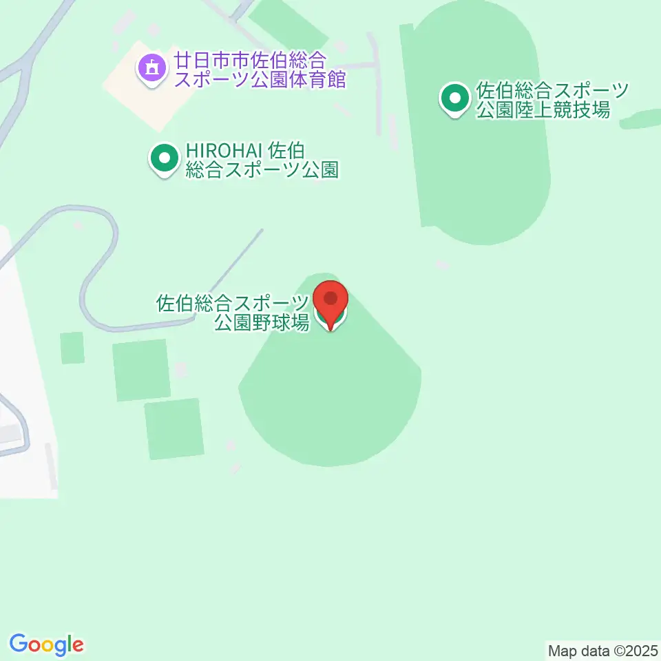 HIROHAI佐伯総合スポーツ公園野球場周辺のカフェ一覧地図