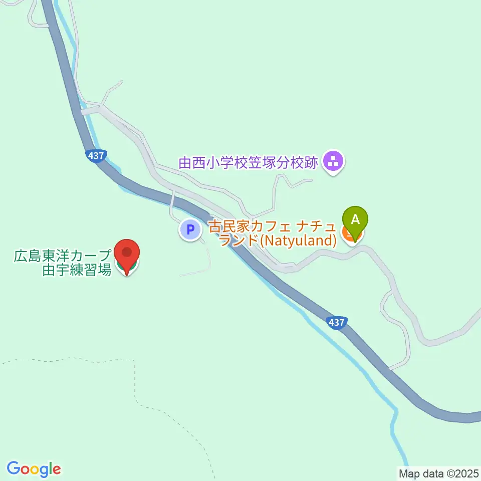 広島東洋カープ由宇練習場周辺のカフェ一覧地図
