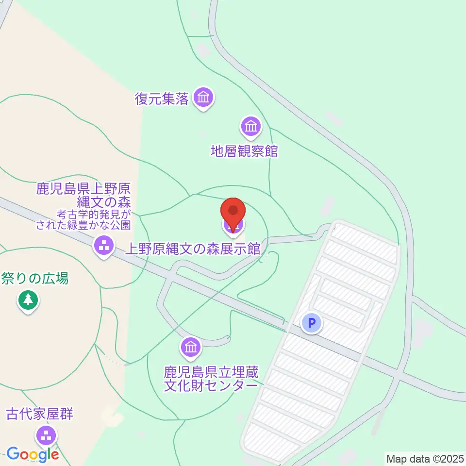 鹿児島県上野原縄文の森周辺のカフェ一覧地図
