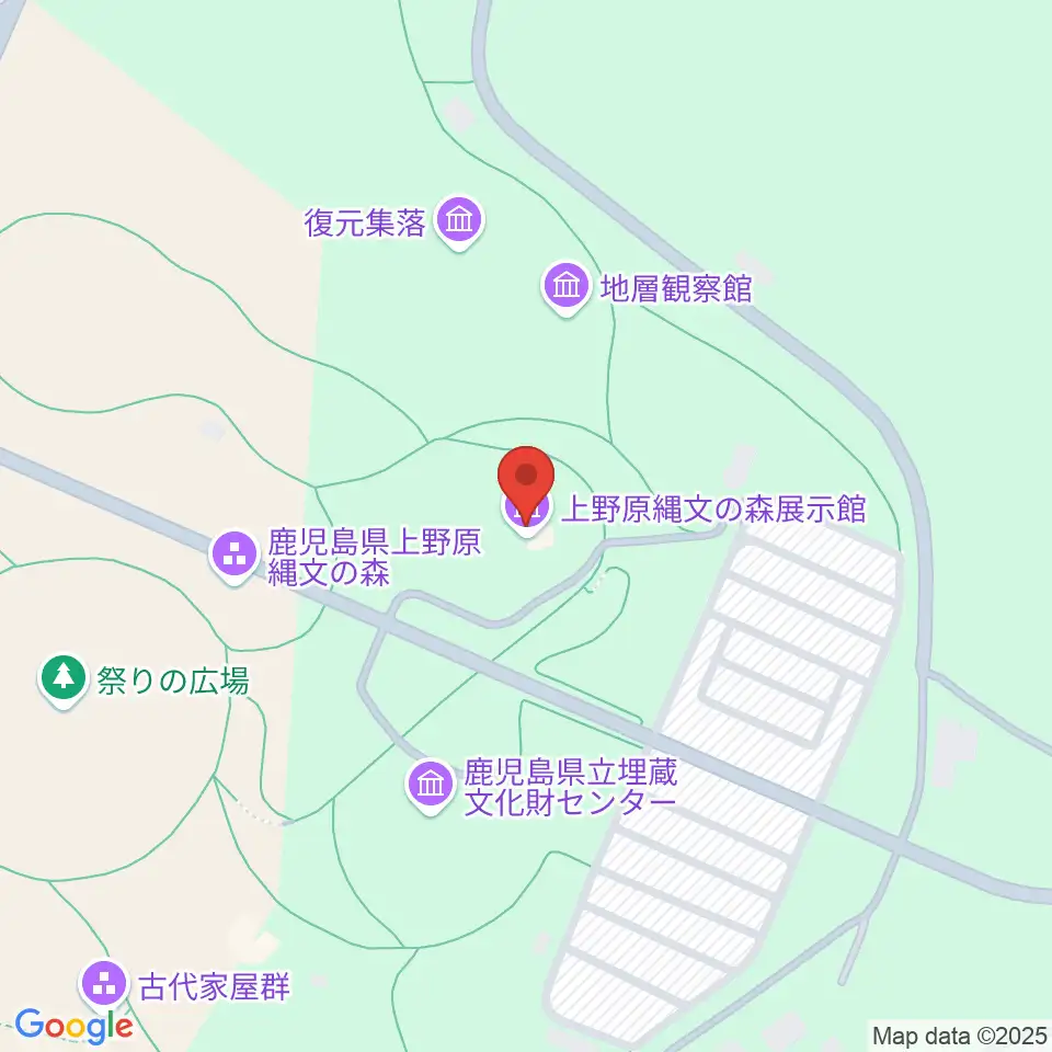鹿児島県上野原縄文の森周辺のカフェ一覧地図