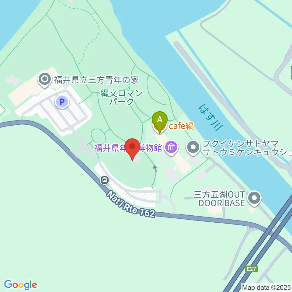 若狭三方縄文博物館周辺のカフェ一覧地図