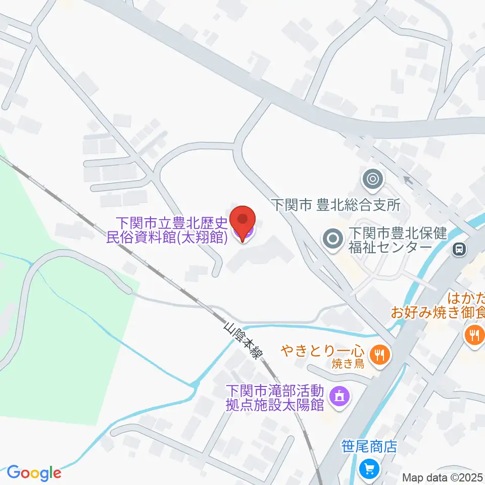 下関市立豊北歴史民俗資料館周辺のカフェ一覧地図