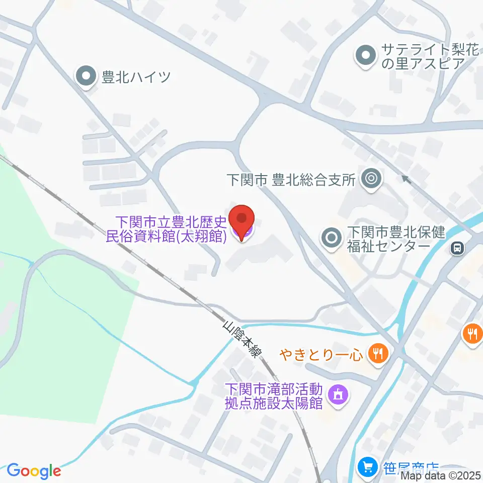 下関市立豊北歴史民俗資料館周辺のカフェ一覧地図