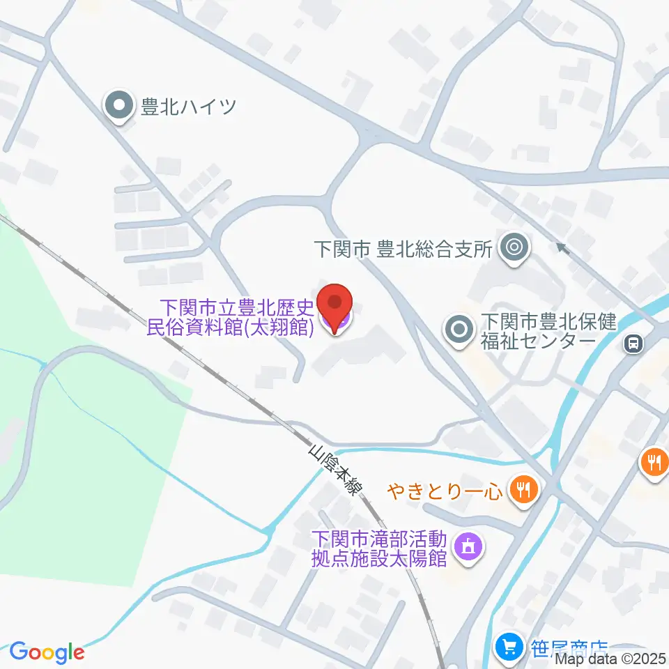 下関市立豊北歴史民俗資料館周辺のカフェ一覧地図