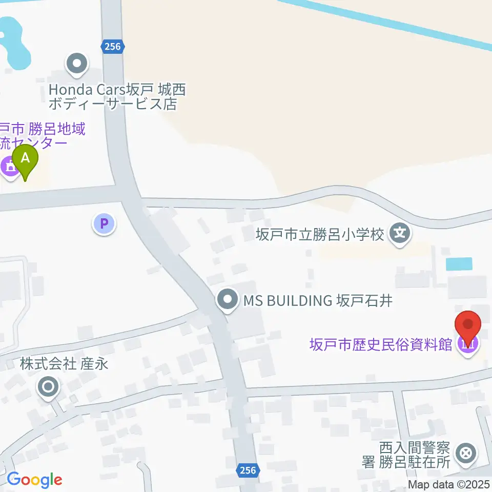 坂戸市立歴史民俗資料館周辺のカフェ一覧地図