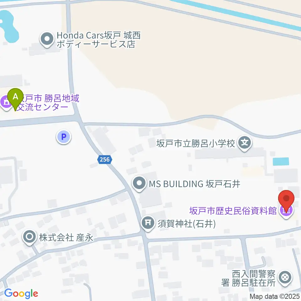 坂戸市立歴史民俗資料館周辺のカフェ一覧地図