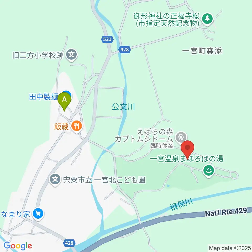 宍粟市歴史資料館周辺のカフェ一覧地図