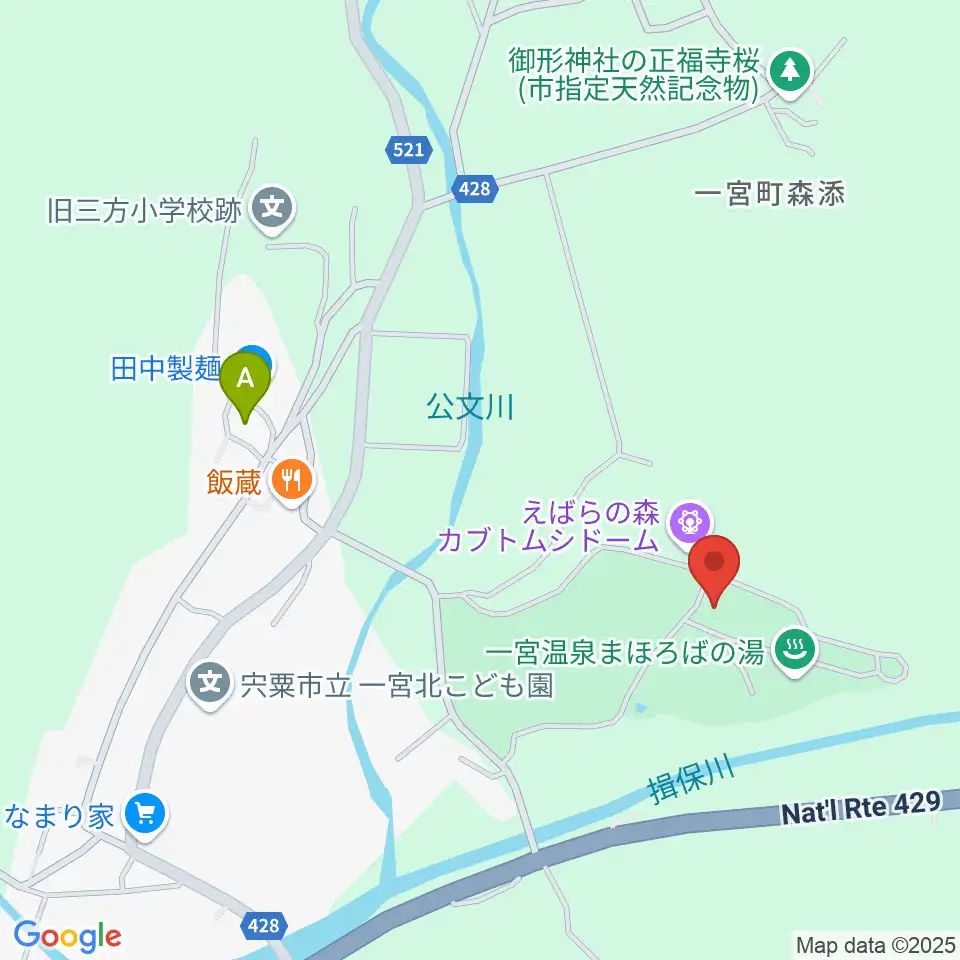 宍粟市歴史資料館周辺のカフェ一覧地図